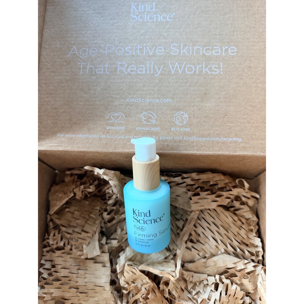 Kind Science Firming Face Serum Firms Smoothes .34 oz New